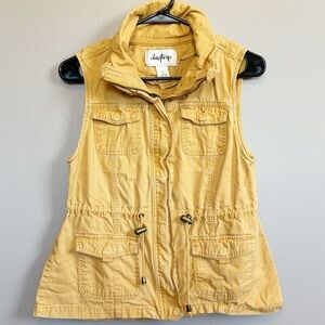 DAYTRIP Cotton Sleeveless Vest Mustard Yellow Women’s Size Small